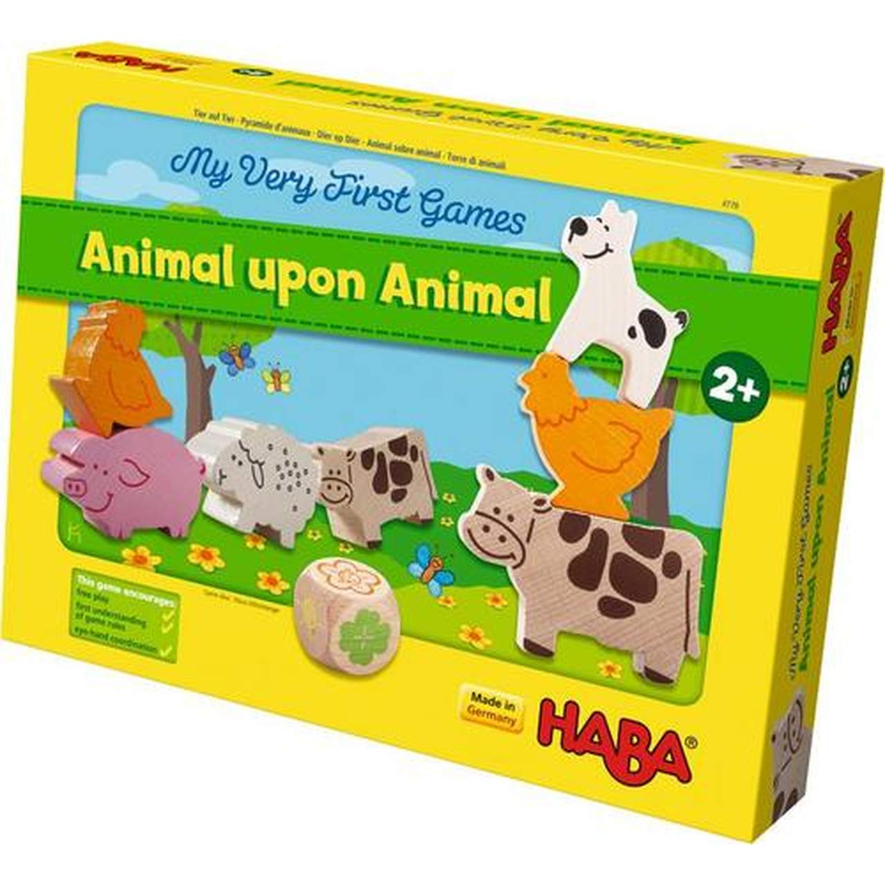 Amazon.com: HABA My Very First Games - Animal Upon Animal Wood